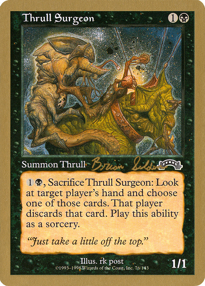 Thrull Surgeon (Brian Selden) [World Championship Decks 1998] | Golgari Games