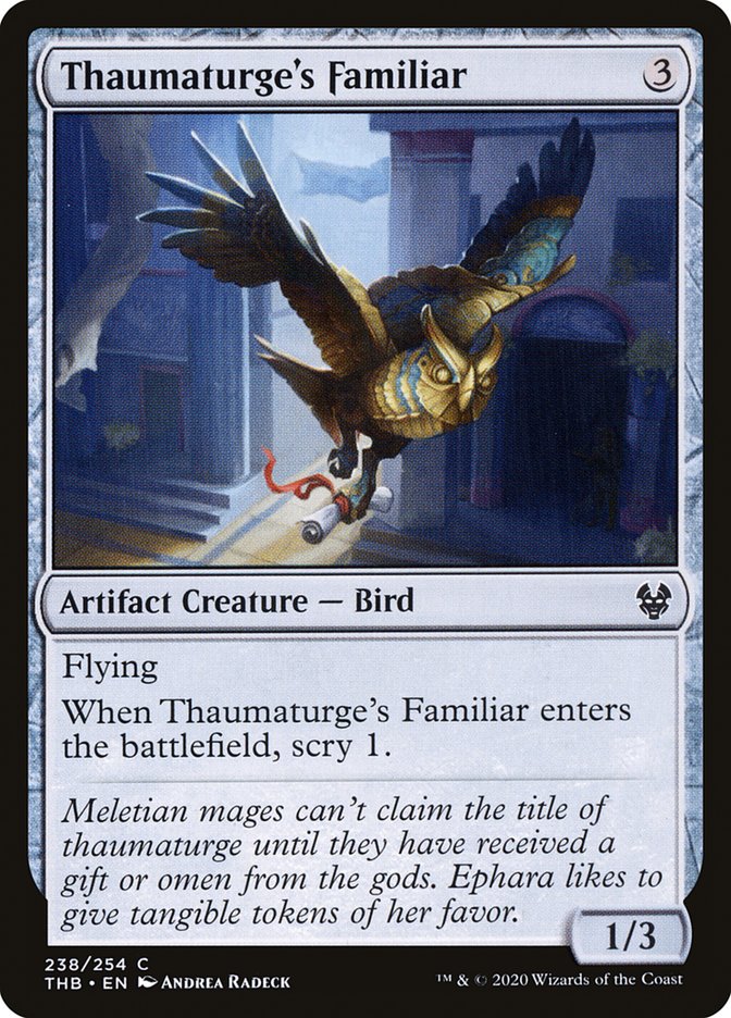 Thaumaturge's Familiar [Theros Beyond Death] | Golgari Games