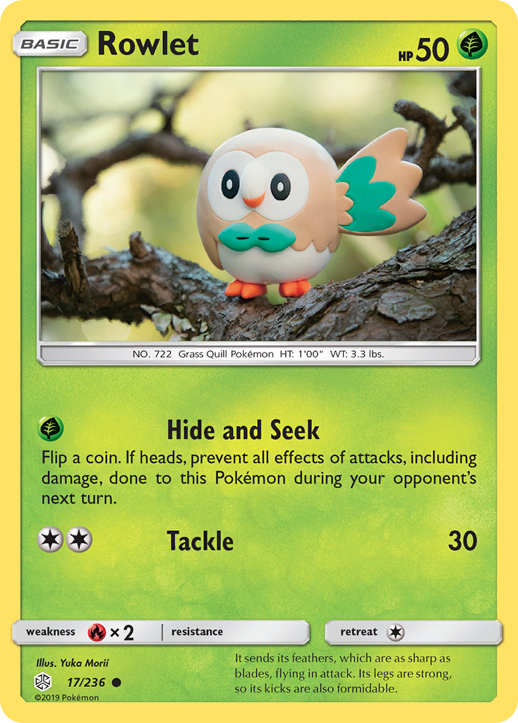 Rowlet (17/236) [Sun & Moon: Cosmic Eclipse] | Golgari Games