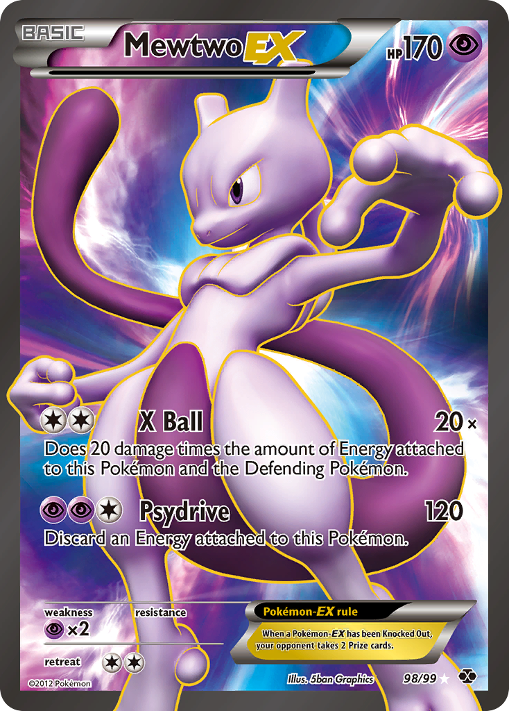 Mewtwo EX (98/99) [Black & White: Next Destinies] | Golgari Games