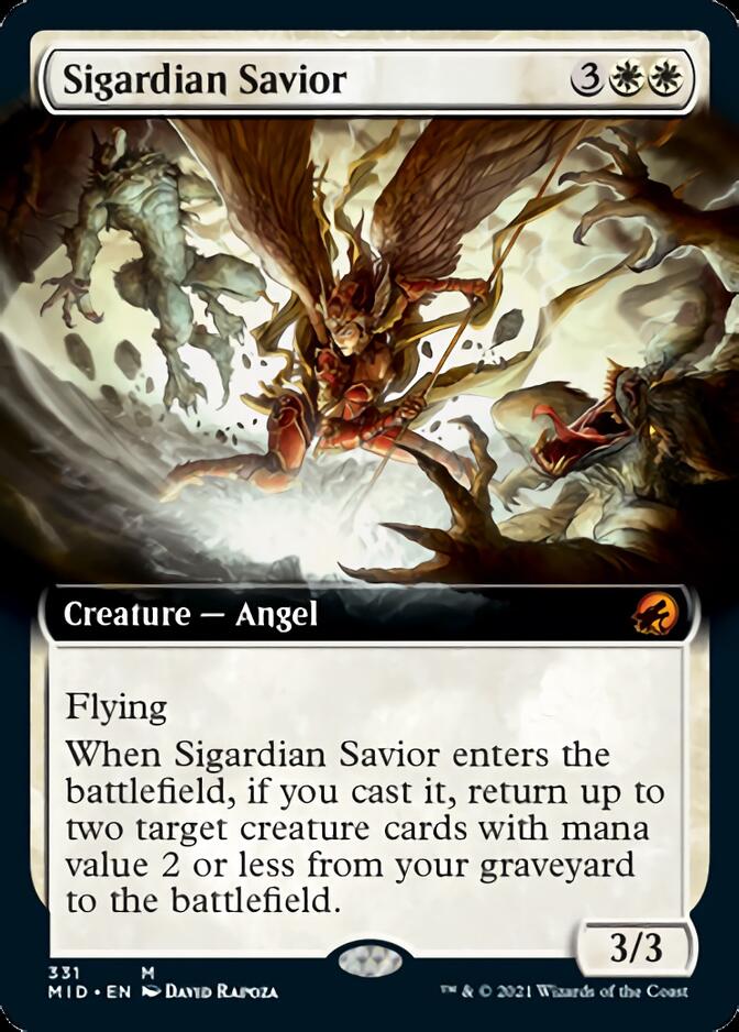 Sigardian Savior (Extended Art) [Innistrad: Midnight Hunt] | Local Legends
