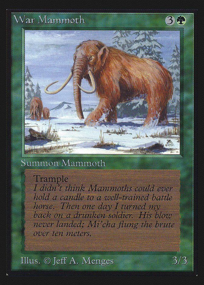 War Mammoth [Collectors' Edition] | Golgari Games