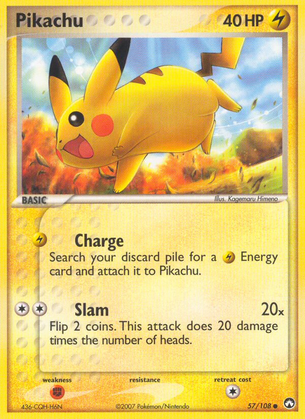 Pikachu (57/108) [EX: Power Keepers] | Golgari Games