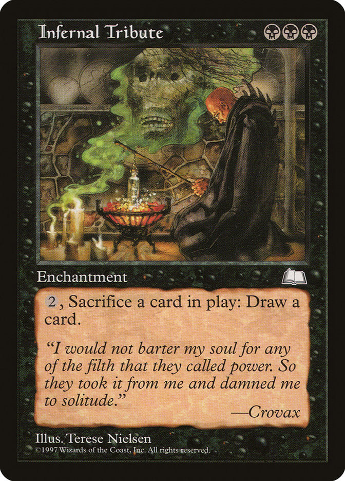 Infernal Tribute [Weatherlight] | Local Legends