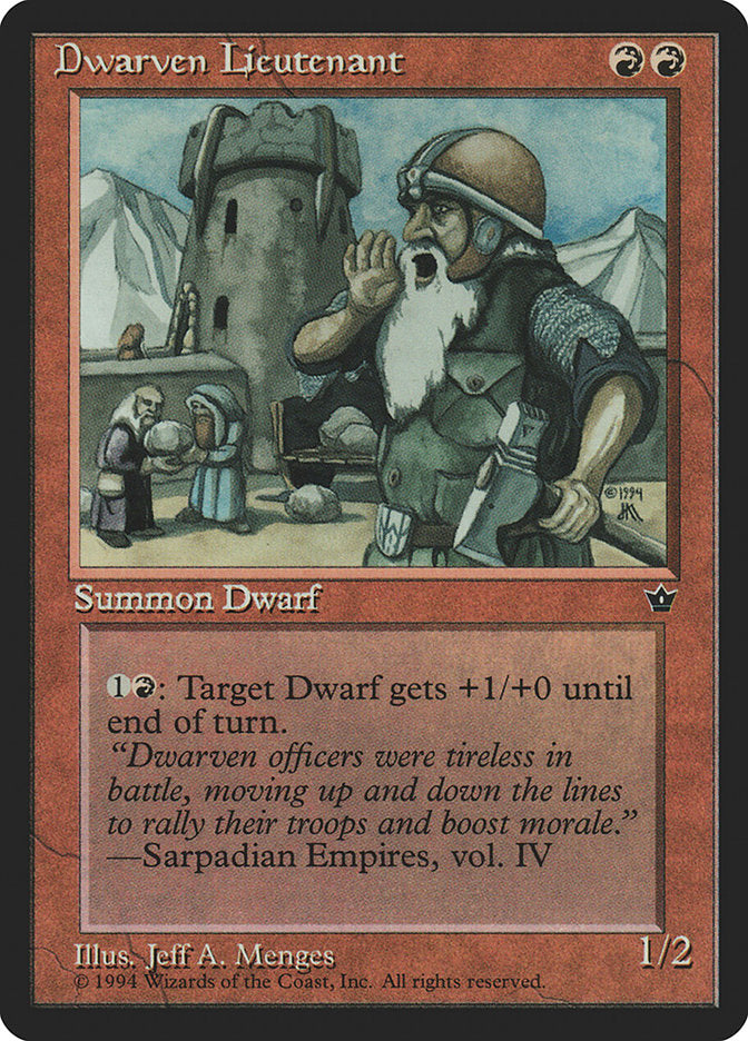 Dwarven Lieutenant [Fallen Empires] | Local Legends