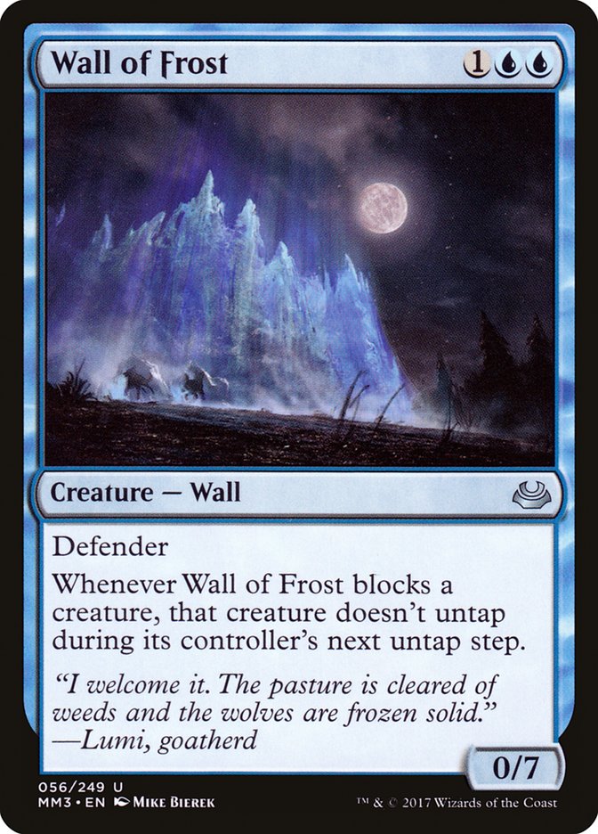 Wall of Frost [Modern Masters 2017] | Golgari Games