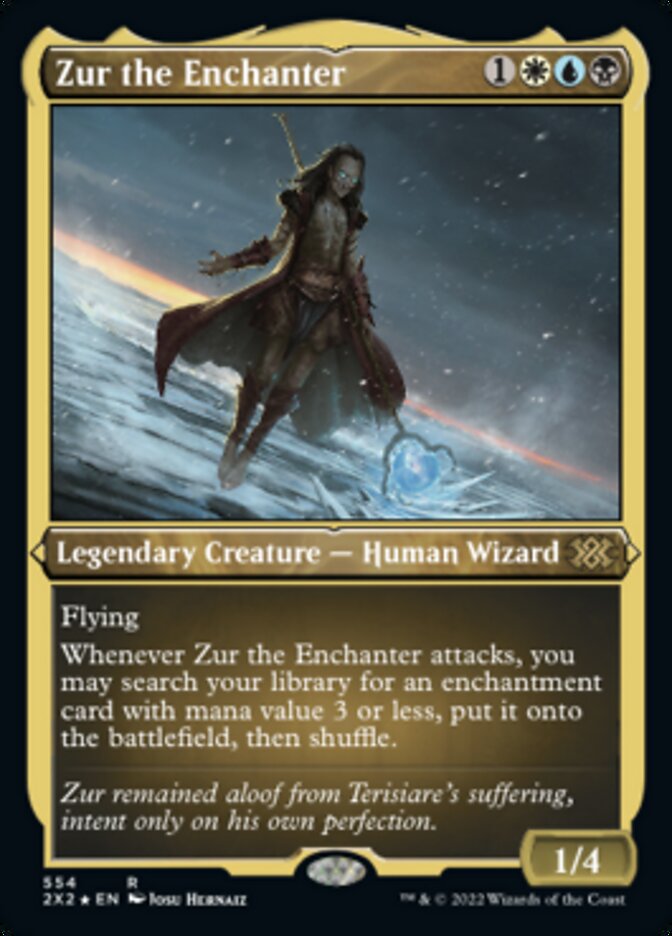 Zur the Enchanter (Foil Etched) [Double Masters 2022] | Golgari Games