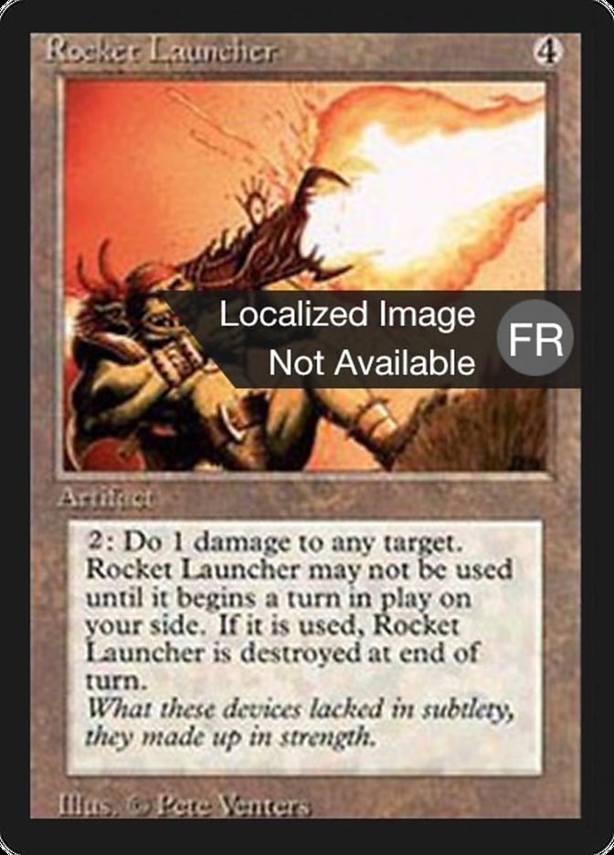 Rocket Launcher [Foreign Black Border] | Golgari Games