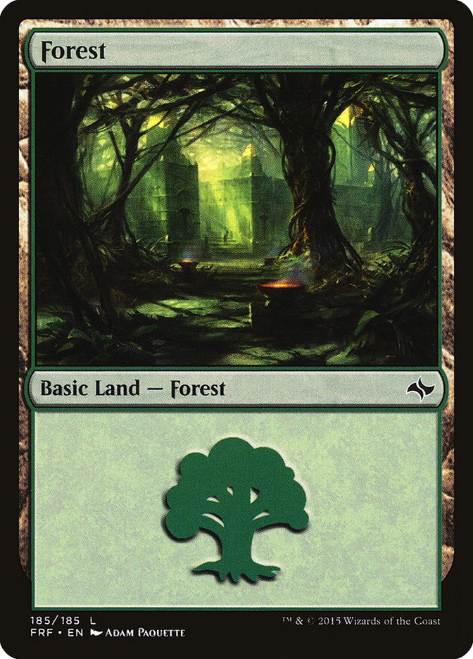 Forest (185) [Fate Reforged] | Golgari Games