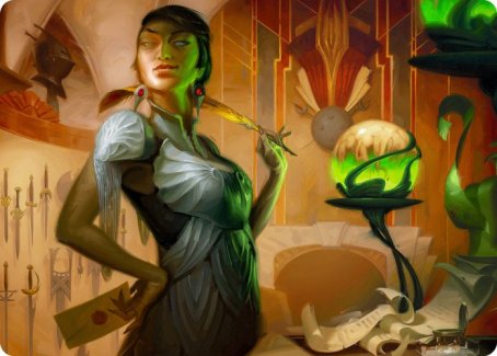 Mari, the Killing Quill Art Card [Streets of New Capenna Art Series] | Golgari Games