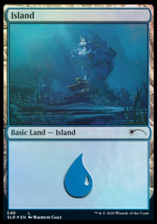 Island (Under the Sea) (548) [Secret Lair Drop Promos] | Golgari Games