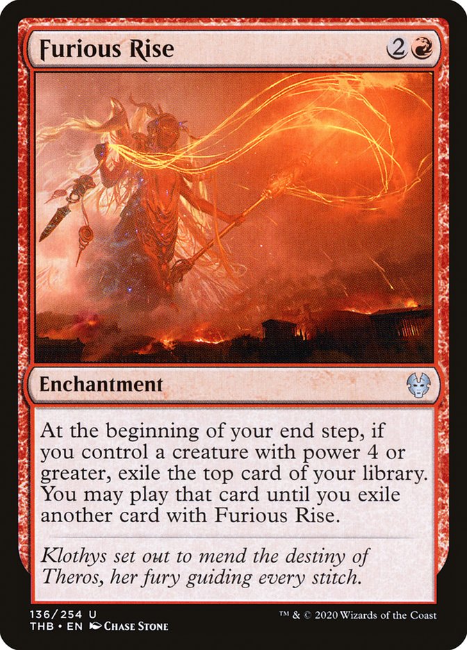 Furious Rise [Theros Beyond Death] | Local Legends