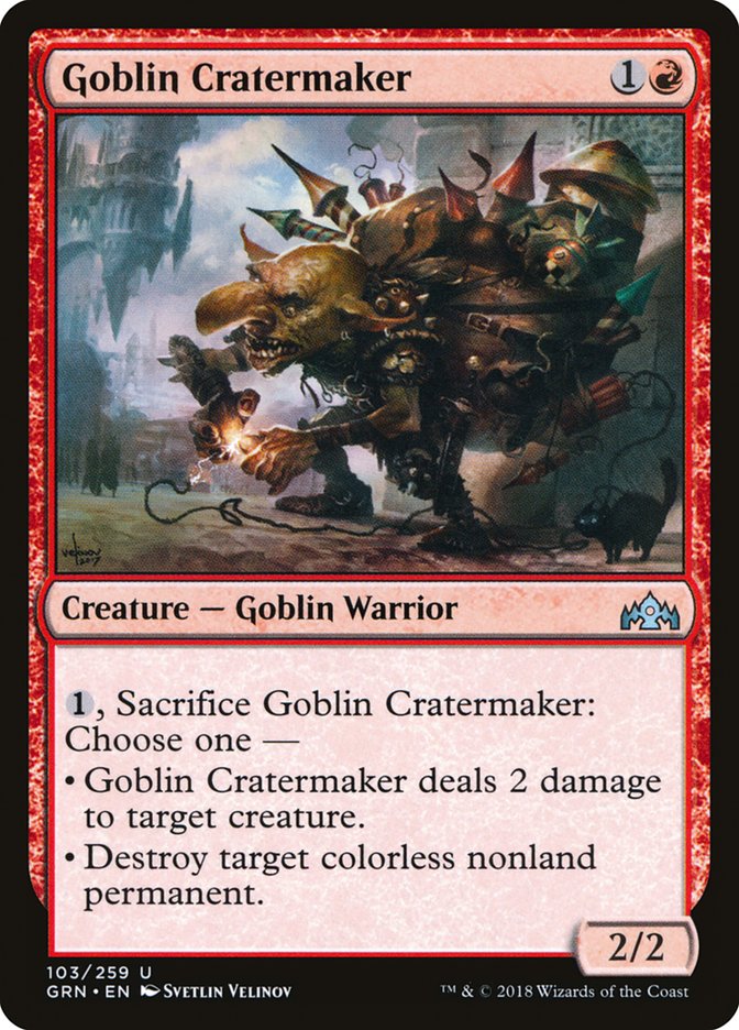 Goblin Cratermaker [Guilds of Ravnica] | Golgari Games