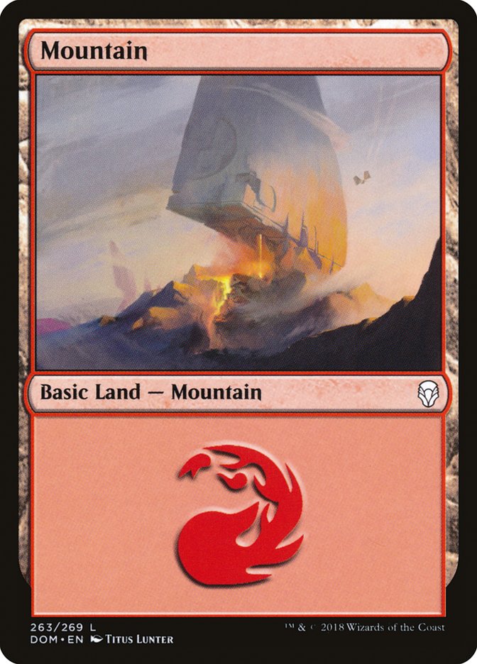 Mountain (263) [Dominaria] | Local Legends