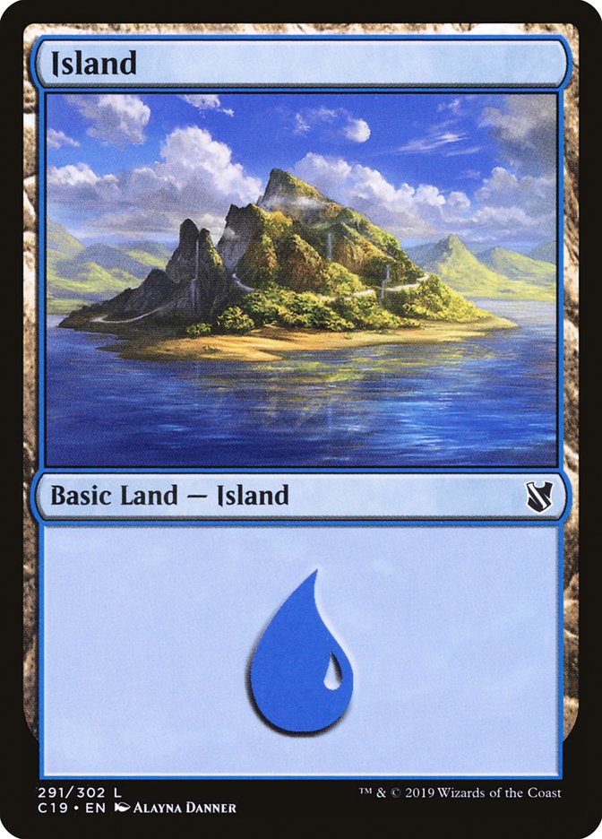 Island (291) [Commander 2019] | Golgari Games