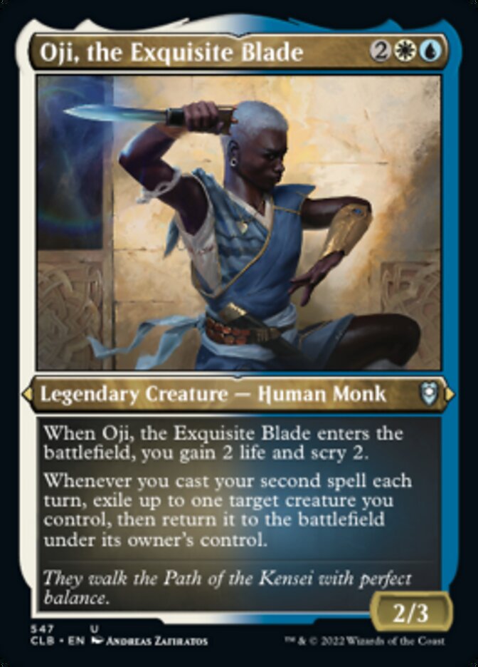 Oji, the Exquisite Blade (Foil Etched) [Commander Legends: Battle for Baldur's Gate] | Local Legends