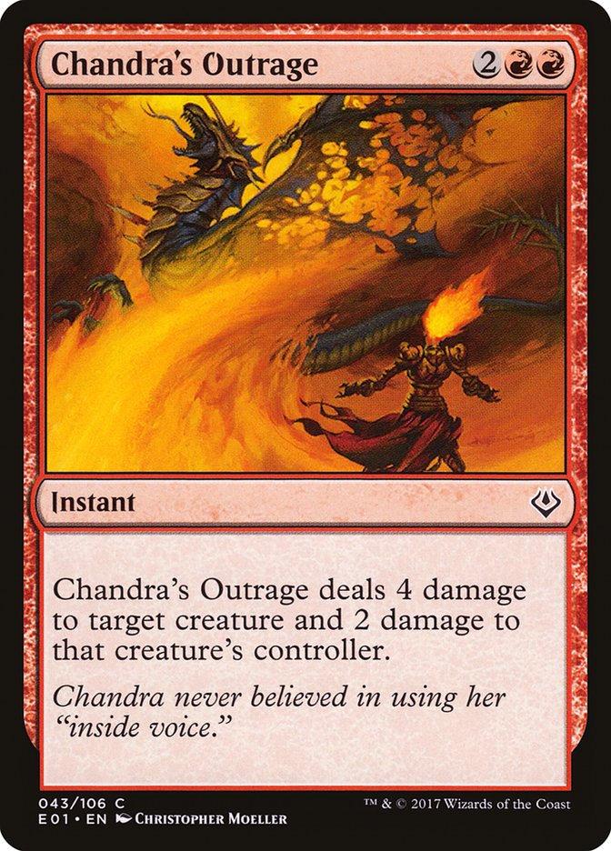 Chandra's Outrage [Archenemy: Nicol Bolas] | Golgari Games