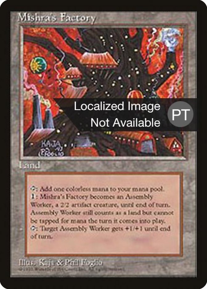 Mishra's Factory [Fourth Edition (Foreign Black Border)] | Local Legends