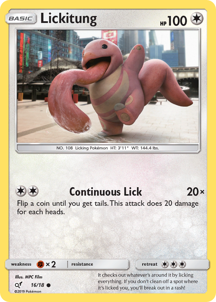 Lickitung (16/18) [Sun & Moon: Detective Pikachu] | Golgari Games