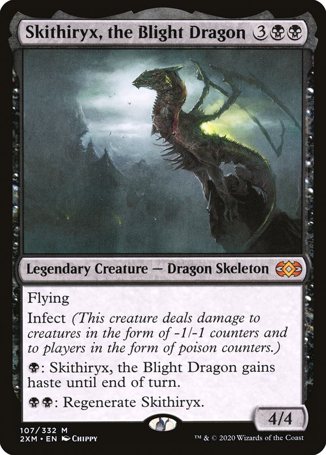 Skithiryx, the Blight Dragon [Double Masters] | Local Legends
