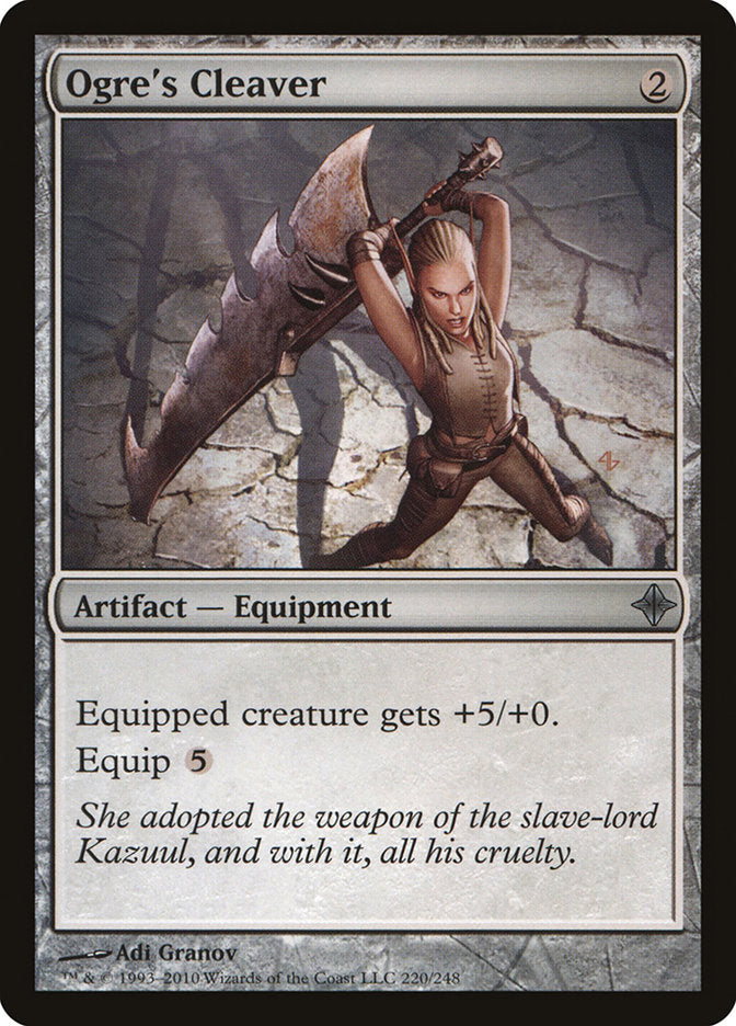 Ogre's Cleaver [Rise of the Eldrazi] | Golgari Games