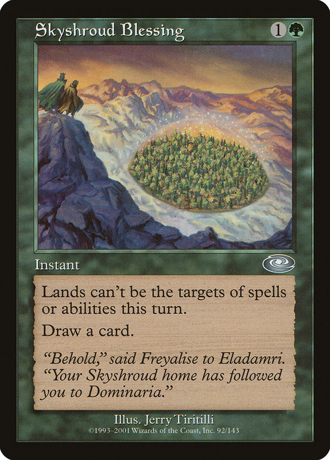Skyshroud Blessing [Planeshift] | Local Legends
