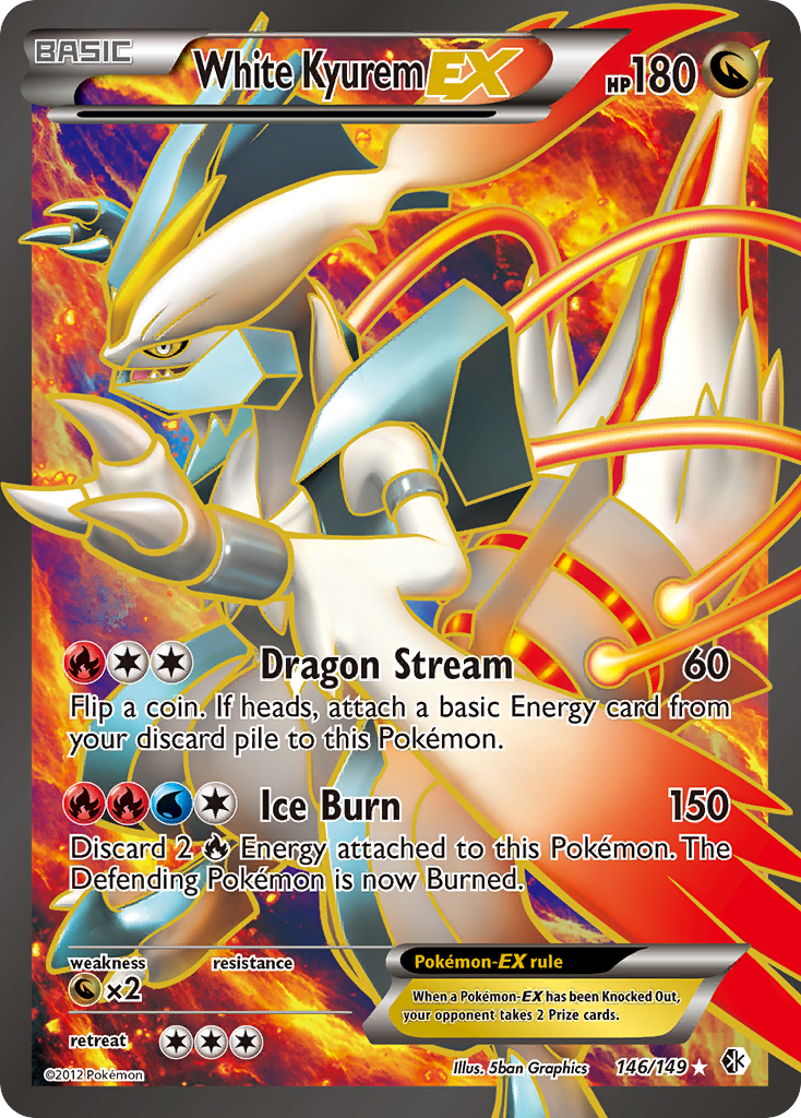 White Kyurem EX (146/149) [Black & White: Boundaries Crossed] | Golgari Games