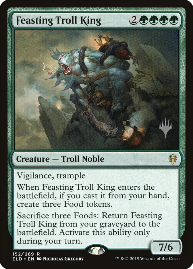 Feasting Troll King (Promo Pack) [Throne of Eldraine Promos] | Golgari Games