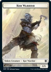 Kor Warrior // Plant Double-sided Token [Zendikar Rising Tokens] | Golgari Games