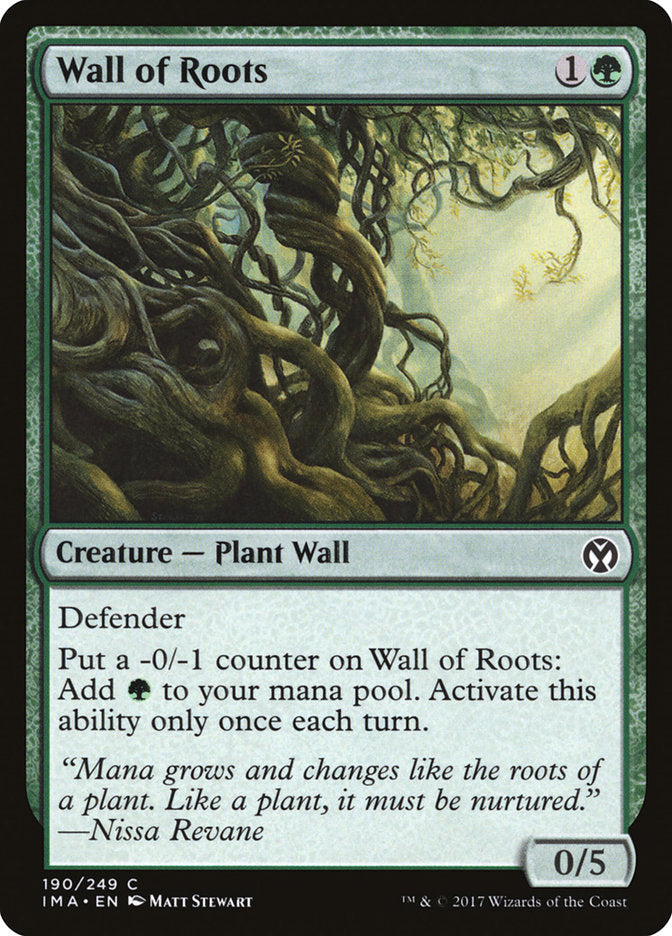 Wall of Roots [Iconic Masters] | Golgari Games