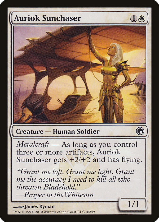 Auriok Sunchaser [Scars of Mirrodin] | Golgari Games