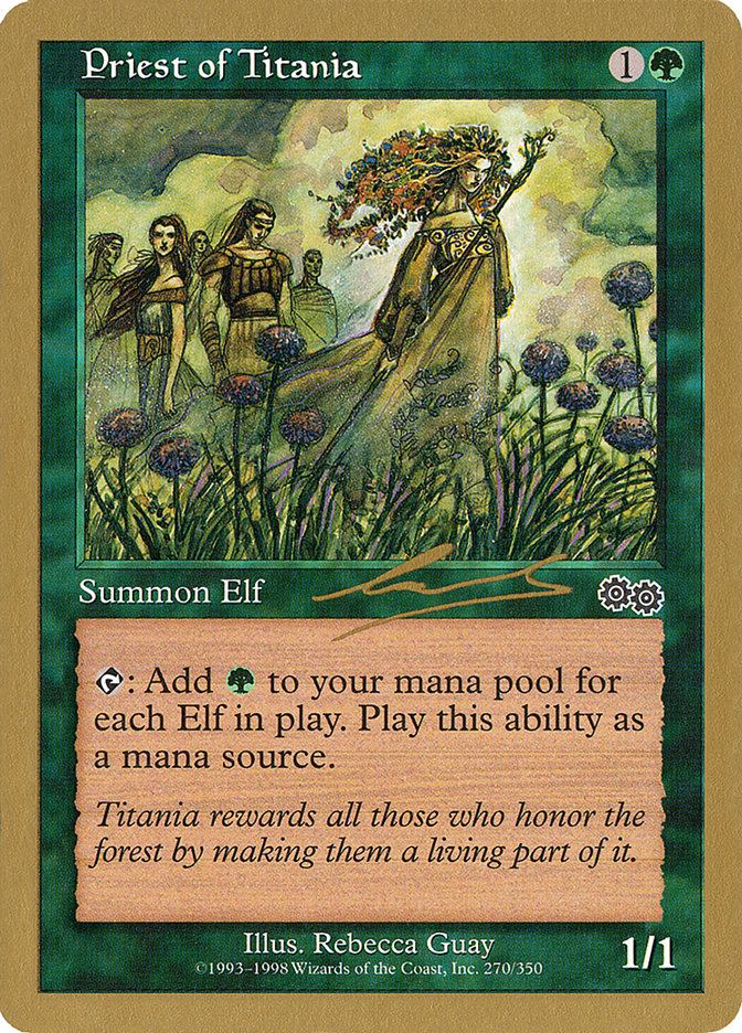 Priest of Titania (Nicolas Labarre) [World Championship Decks 2000] | Local Legends