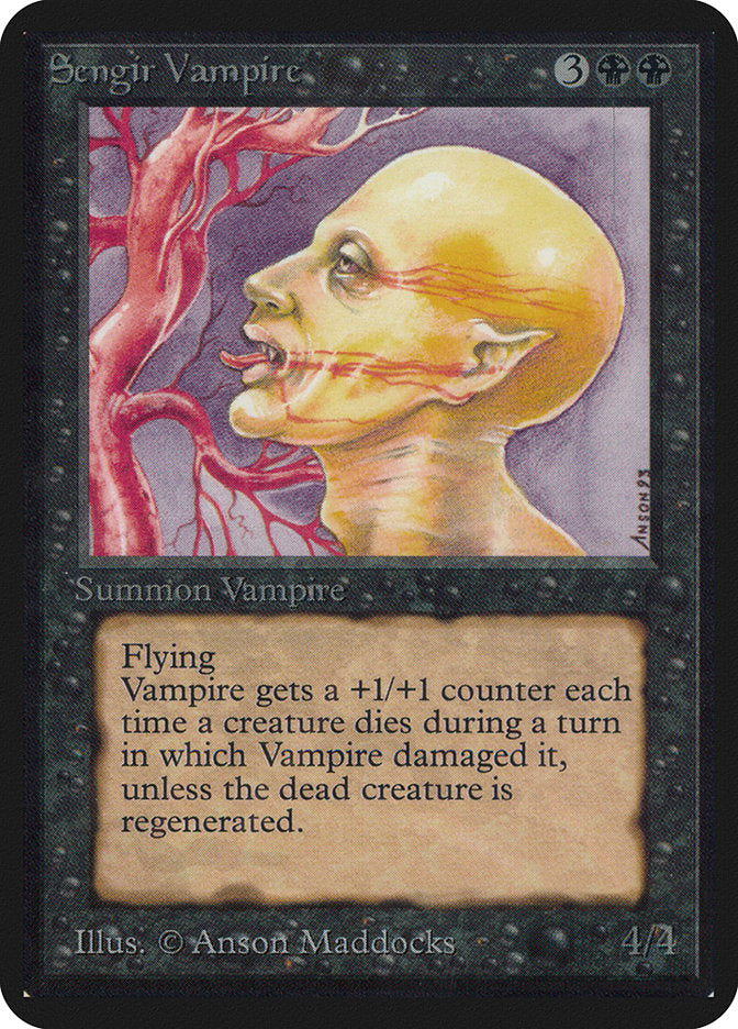 Sengir Vampire [Alpha Edition] | Golgari Games