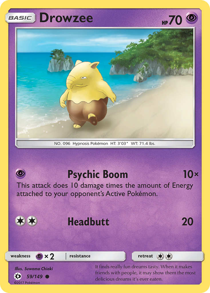 Drowzee (59/149) [Sun & Moon: Base Set] | Golgari Games