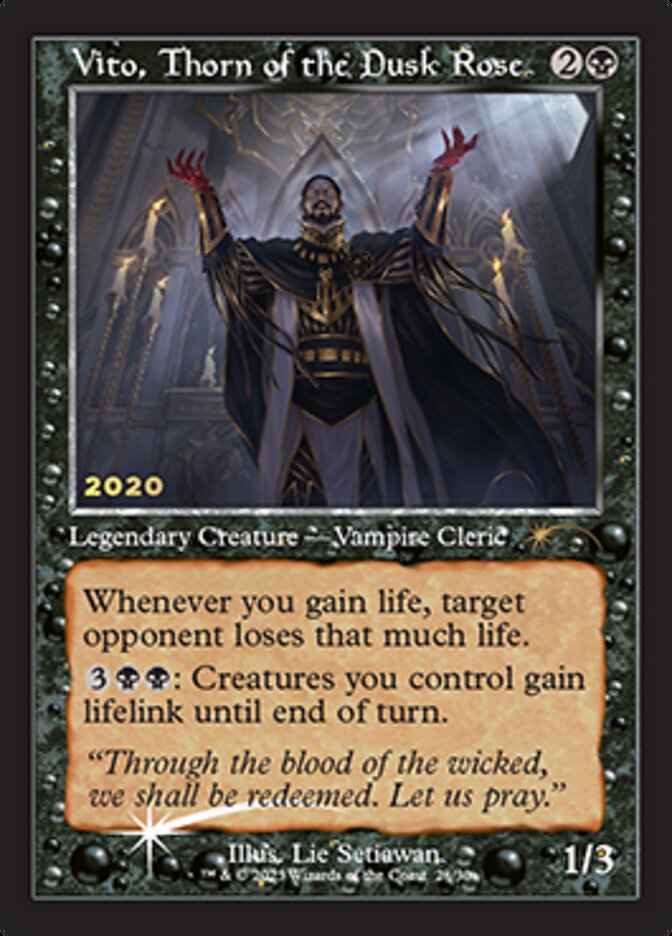 Vito, Thorn of the Dusk Rose [30th Anniversary Promos] | Golgari Games