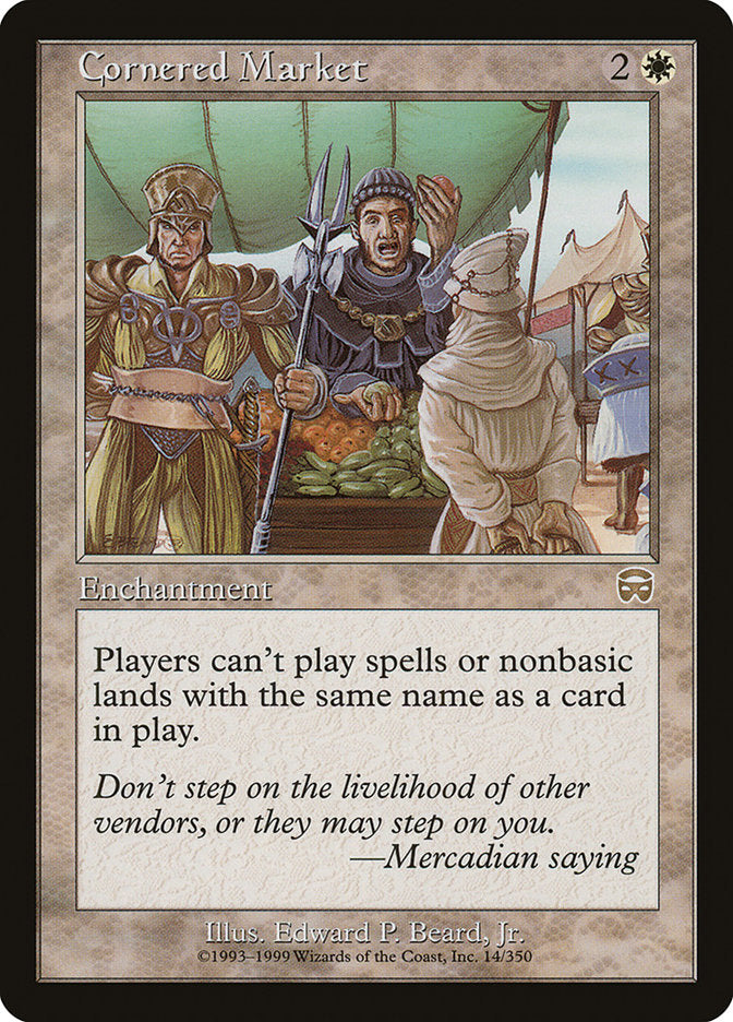 Cornered Market [Mercadian Masques] | Local Legends