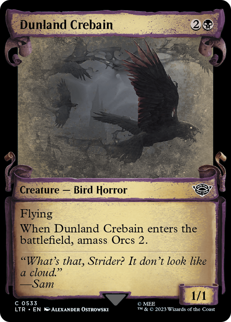 Dunland Crebain [The Lord of the Rings: Tales of Middle-Earth Showcase Scrolls] | Local Legends