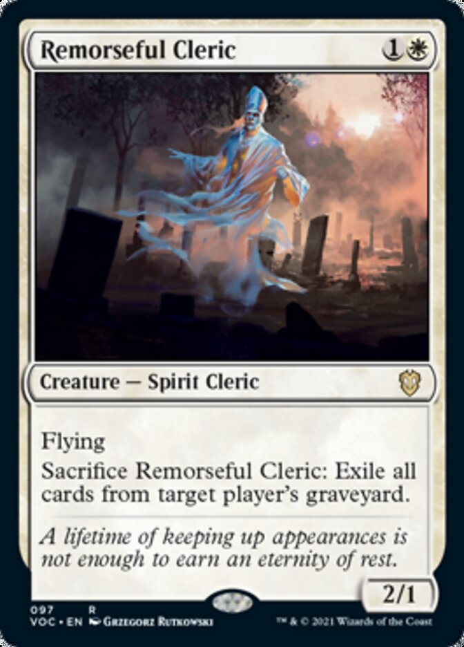 Remorseful Cleric [Innistrad: Crimson Vow Commander] | Golgari Games