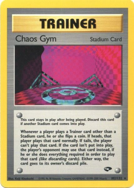 Chaos Gym (102/132) [Gym Challenge Unlimited] | Golgari Games