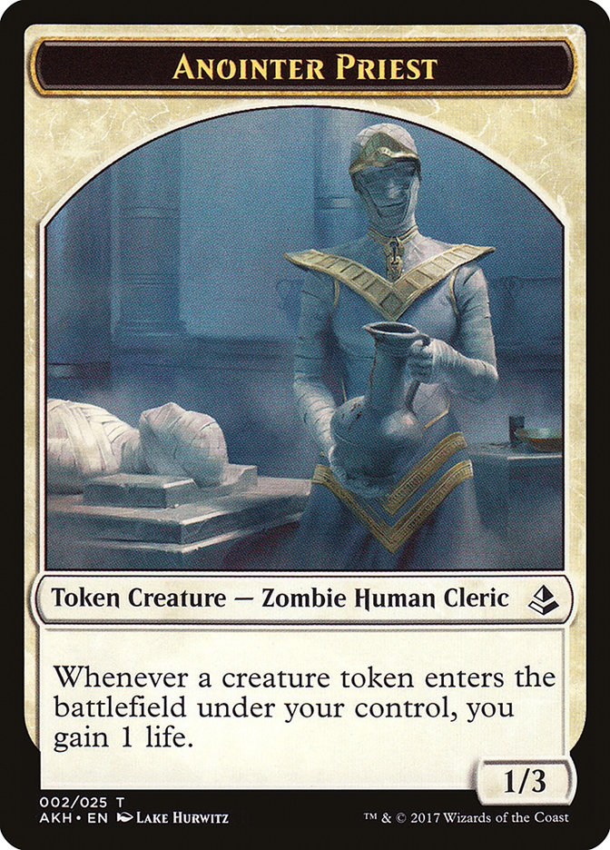 Anointer Priest Token [Amonkhet Tokens] | Golgari Games