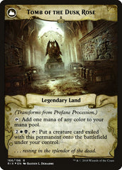 Profane Procession // Tomb of the Dusk Rose [Rivals of Ixalan Prerelease Promos] | Local Legends