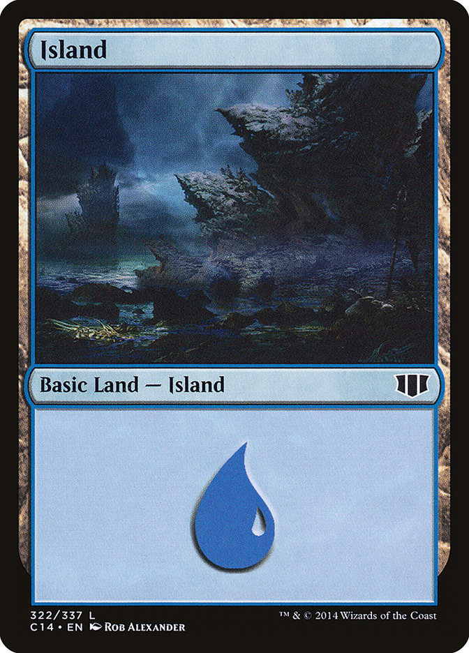 Island (322) [Commander 2014] | Golgari Games