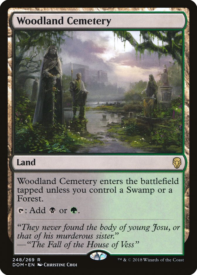 Woodland Cemetery [Dominaria] | Golgari Games