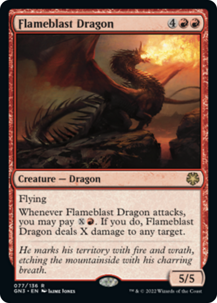 Flameblast Dragon [Game Night: Free-for-All] | Local Legends