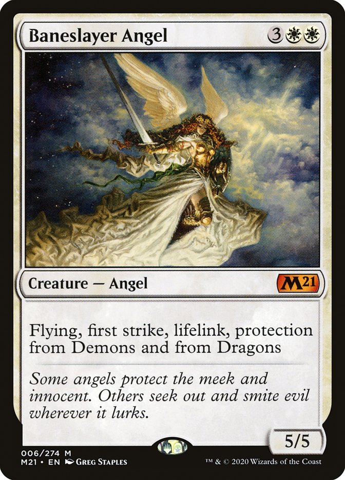 Baneslayer Angel [Core Set 2021] | Golgari Games