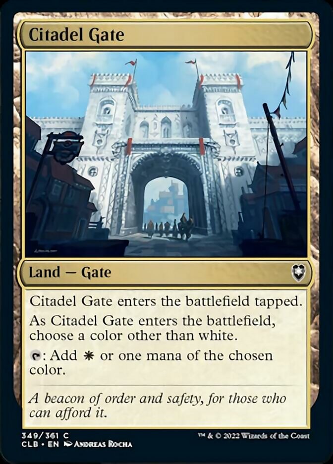 Citadel Gate [Commander Legends: Battle for Baldur's Gate] | Golgari Games