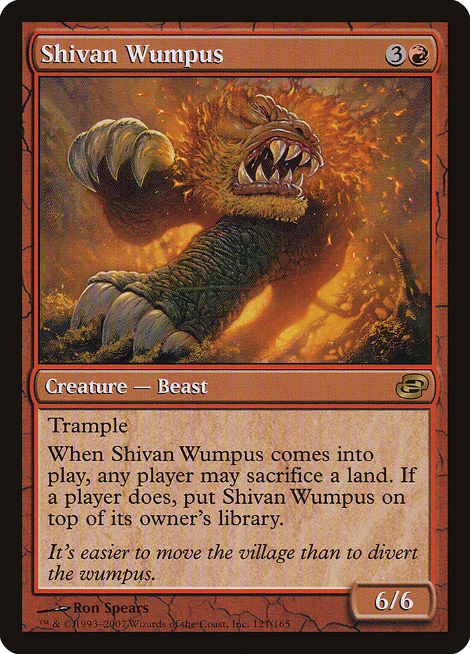 Shivan Wumpus [Planar Chaos] | Golgari Games