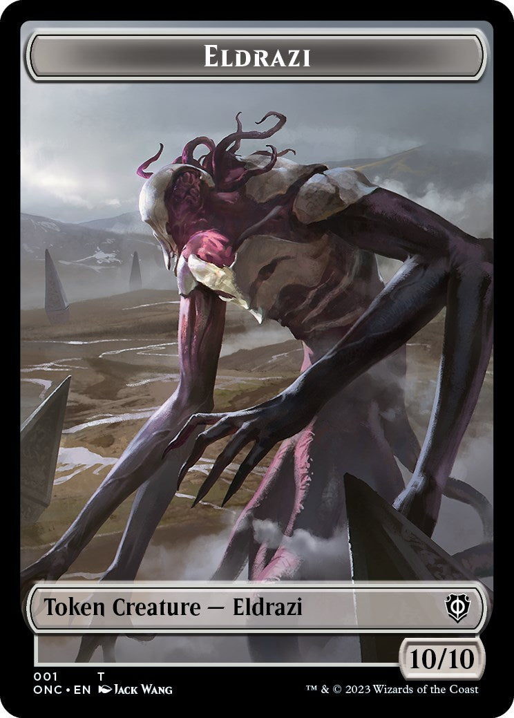 Soldier (017) // Eldrazi Double-Sided Token [Phyrexia: All Will Be One Commander Tokens] | Golgari Games