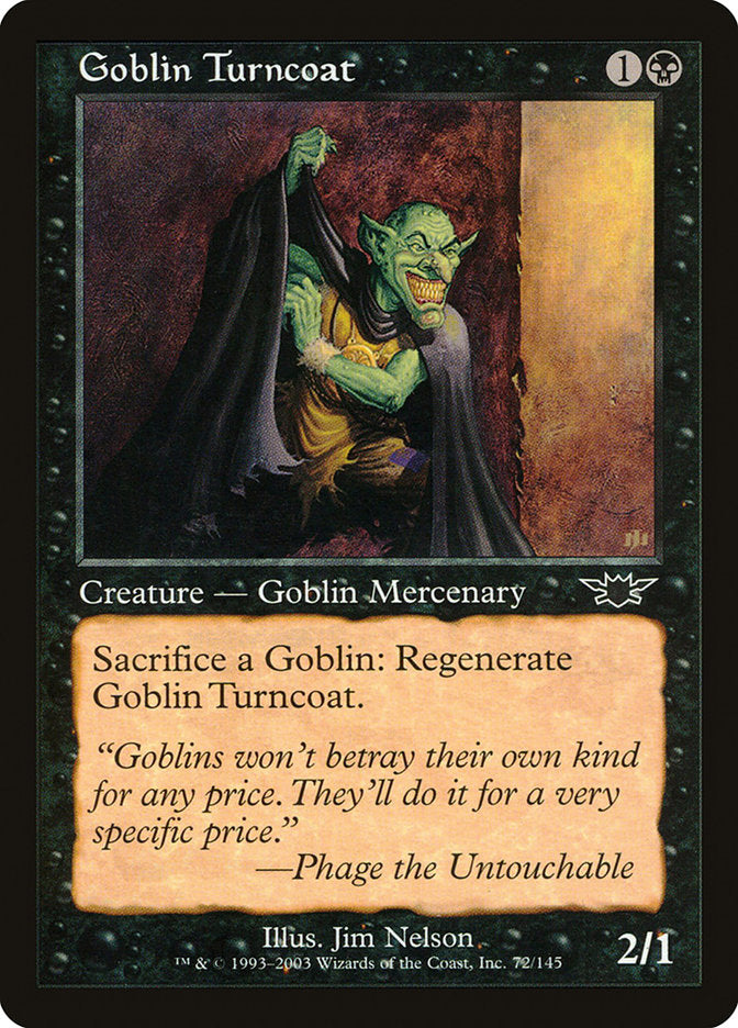 Goblin Turncoat [Legions] | Golgari Games