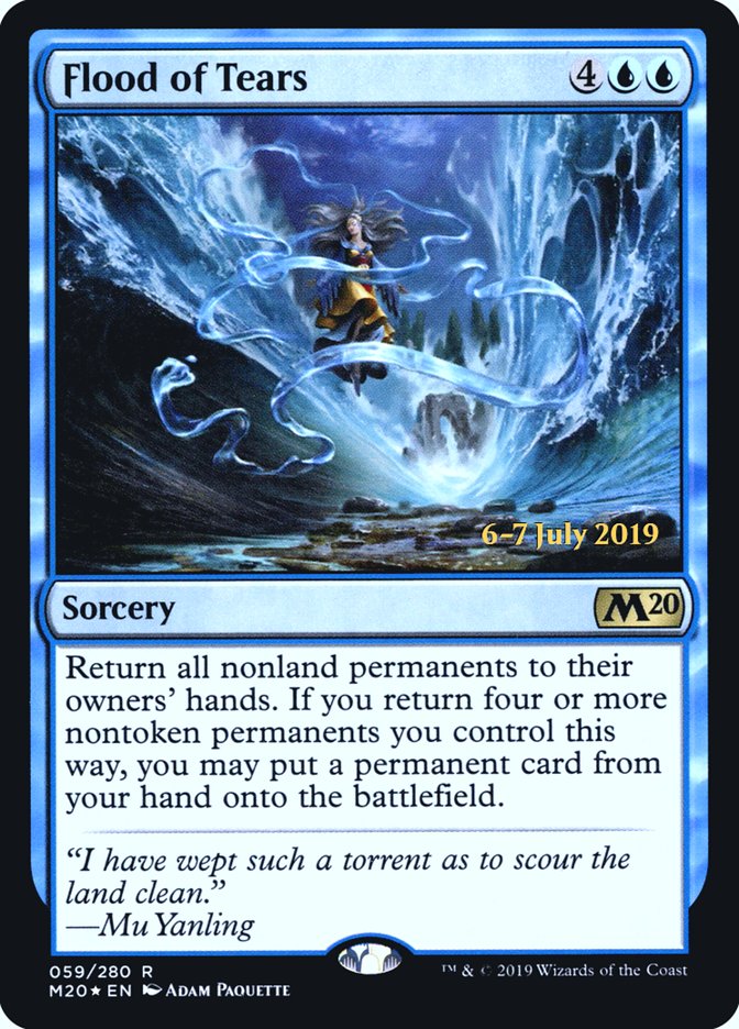 Flood of Tears [Core Set 2020 Prerelease Promos] | Local Legends